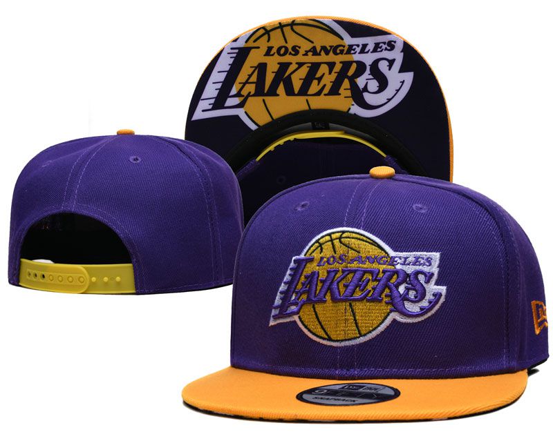 2022 NBA Los Angeles Lakers Hat TX 07067->->Sports Caps